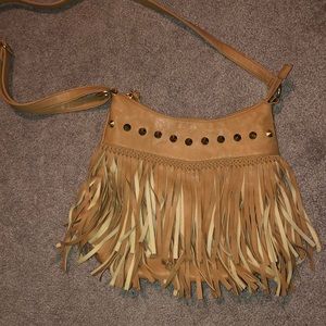 Fringe Cross body purse